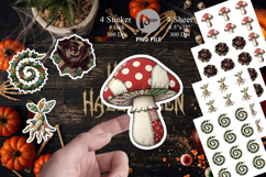 Haunted Harvest Botanical Sticker Product Image 1