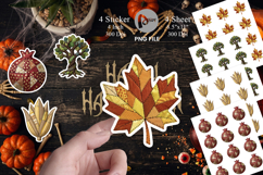 Haunted Harvest Botanical Sticker Product Image 1