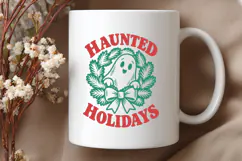 Haunted Holidays SVG, Creepmas PNG, Spooky Christmas Design Product Image 3