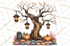 Haunted House Builder Clipart, Halloween Scene Creator PNG Product Image 2