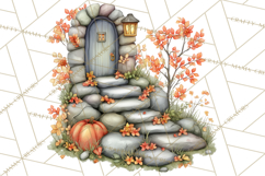 Haunted House Builder Clipart, Halloween Scene Creator PNG Product Image 2