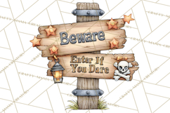 Haunted House Builder Clipart, Halloween Scene Creator PNG Product Image 4
