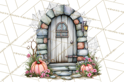 Haunted House Builder Clipart, Halloween Scene Creator PNG Product Image 2