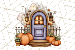 Haunted House Builder Clipart, Halloween Scene Creator PNG Product Image 4