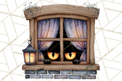 Haunted House Builder Clipart, Halloween Scene Creator PNG Product Image 5