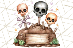 Haunted House Builder Clipart, Halloween Scene Creator PNG Product Image 4