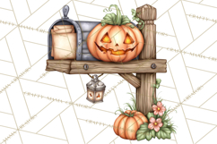 Haunted House Builder Clipart, Halloween Scene Creator PNG Product Image 4
