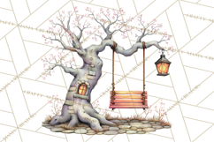 Haunted House Builder Clipart, Halloween Scene Creator PNG Product Image 5