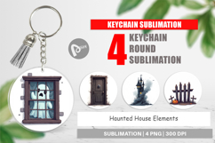 Keychain Haunted House Elements Product Image 1