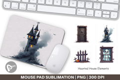 Mouse Pad Haunted House Elements Product Image 1