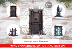 Wind Spinner Haunted House Elements Product Image 1
