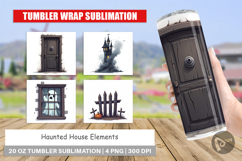 Tumbler Haunted House Elements Product Image 1