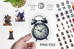Sticker Haunted House Elements Product Image 1