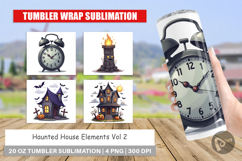 Tumbler Haunted House Elements Product Image 1
