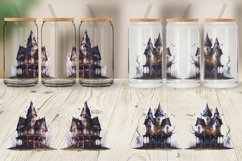 Haunted House Halloween Glass Can Wraps Product Image 6