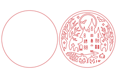 Haunted House Halloween Laser Cut SVG Product Image 2