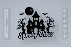 Haunted House Halloween Quote SVG Product Image 2