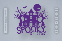 Haunted House Halloween Quote SVG Product Image 1