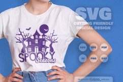 Haunted House Halloween Quote SVG Product Image 5