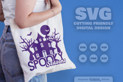 Haunted House Halloween Quote SVG Product Image 3