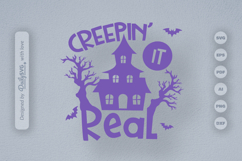 Haunted House Halloween Quote SVG Product Image 1