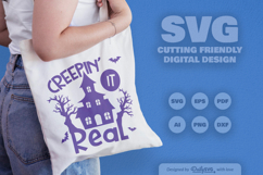 Haunted House Halloween Quote SVG Product Image 4