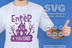 Haunted House Halloween Quote SVG Product Image 5