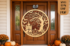 Haunted House Halloween SVG Laser Cut File Product Image 2