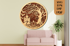 Haunted House Halloween SVG Laser Cut File Product Image 3