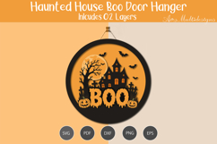 Haunted house Boo Door Hanger Product Image 3