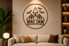 Haunted House Laser Cut SVG Product Image 1