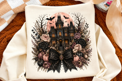Haunted House PNG, Gothic Halloween Sublimation Design Product Image 2