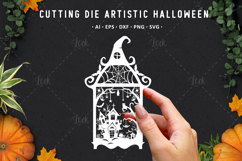 Haunted house stencil for cutting and scrapbooking Product Image 1