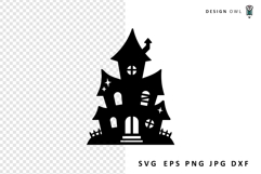 Halloween house cut file for cricut