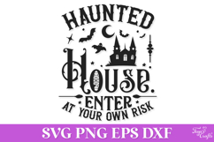 Haunted House SVG Quote Product Image 2