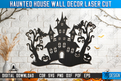 Haunted Houses Wall Decor Laser Cut Bundle, Halloween Signs Product Image 3