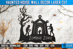 Haunted Houses Wall Decor Laser Cut Bundle, Halloween Signs Product Image 12