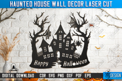 Haunted Houses Wall Decor Laser Cut Bundle, Halloween Signs Product Image 4