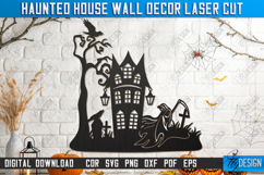 Haunted Houses Wall Decor Laser Cut Bundle, Halloween Signs Product Image 5