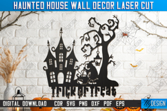 Haunted Houses Wall Decor Laser Cut Bundle, Halloween Signs Product Image 6