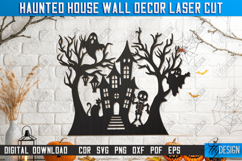 Haunted Houses Wall Decor Laser Cut Bundle, Halloween Signs Product Image 8