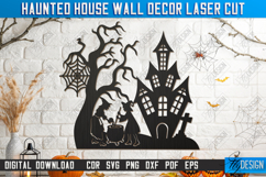 Haunted Houses Wall Decor Laser Cut Bundle, Halloween Signs Product Image 9