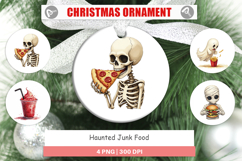Ornament Watercolor Haunted Junk Food Product Image 1