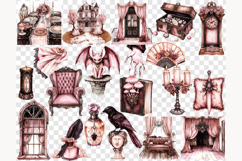 GlamArtZhanna, Haunted Mansion png, Haunted house png, Halloween clipart, Halloween png, Spooky clipart, Gothic clipart, Creepy clipart, Gothic romantic png,  scary house clipart, Pink Halloween png, gothic girl clipart, Witch clipart, vampire clipart