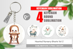 Keychain Haunted Nursery Ghosts Product Image 1