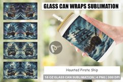 Glass Can Wraps Pirate Ship Product Image 1