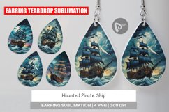 Earring Teardrop Pirate Ship Product Image 1