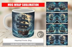 Mug Wrap Design Pirate Ship Product Image 1