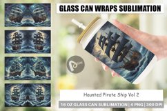 Glass Can Wraps Pirate Ship Product Image 1