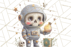 Halloween Space Explorers PNG, Creepy Astronauts &amp; Aliens Product Image 3